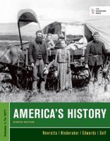 America's History, Volume 1: To 1877 1319040381 Book Cover