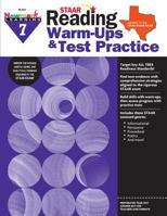 Staar: Reading Warm Ups and Test Practice G7 Workbook 1478807431 Book Cover