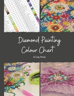 Diamond Painting Colour Chart and Log Book: DMC colour chart and diamond painting log book, Journal, organiser with drills inventory system. Record all your art work in one place. B08DBVQZG2 Book Cover