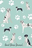 Great Dane Journal: Cute Dog Breed Journal Lined Paper 1795003863 Book Cover