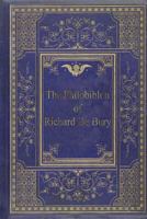 The Philobiblon of Richard De Bury 1977731406 Book Cover