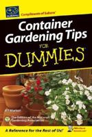 Container Gardening for Dummies 0764569996 Book Cover