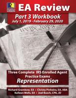 PassKey Learning Systems EA Review Part 3 Workbook: Three Complete IRS Enrolled Agent Practice Exams for Representation: (July 1, 2019-February 29, 2020 Testing Cycle) 1935664549 Book Cover