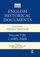 English Historical Documents, 1603–1660 0415199093 Book Cover