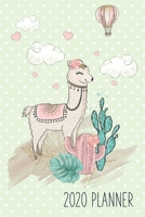 2020 Planner: Weekly & Monthly Agenda Calendar Personal Organizer (January 2020 - December 2020) - Mama Llama 1656339420 Book Cover