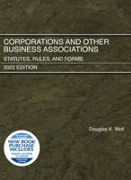 Corporations and Other Business Associations: Statutes, Rules, and Forms, 2022 Edition 1636599389 Book Cover