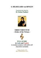 Ordo Virtutum (order Of The Virtues): Full Score In Latin A 6501172861 Book Cover