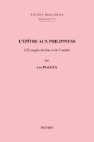 L'Epitre Aux Philippiens: L'Evangile Du Don Et de l'Amitie 9042934921 Book Cover