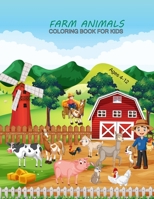 Farm Animals coloring book For Kids Ages 4-12: Funny Farm Animals coloring book B0F77WHQ58 Book Cover