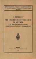 Die Chemischen Vorgange Im Muskel Und Ihr Zusammenhang Mit Arbeitsleistung Und Warmebildung: 22. Band 3642888135 Book Cover