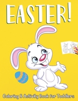 Easter Coloring and Activity Book for Toddlers: Easter Coloring and Activity Book for Toddlers 2-8 B08YQM3WCY Book Cover