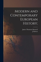 Modern and contemporary European history (1815-1952); 1017463387 Book Cover