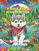 A Wolf Cub's Wandering: A Coloring Journey B0CNPX2G53 Book Cover