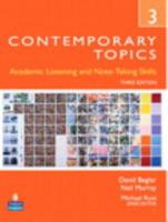 Contemporary Topics 3 Student Book with Streaming Video Access Code Card 0133994589 Book Cover
