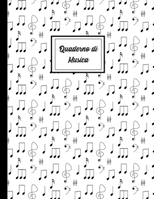 Quaderno di Musica: Quaderno di Musica Pentagrammato (Musica & Accessori) (Italian Edition) 1699796386 Book Cover