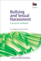 Bullying and Sexual Harassment: A practical handbook 1843342081 Book Cover