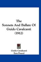 The Sonnets and Ballate of Guido Cavalcanti 1015469051 Book Cover
