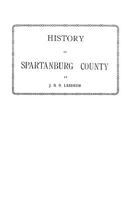 History of Spartanburg County 1015722938 Book Cover