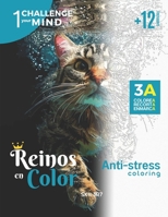 Reinos en Color: Anti-stress Coloring (Challenge Your Mind) B0CMSK4R64 Book Cover