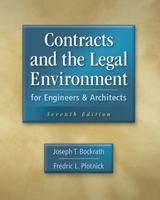 Contracts and the Legal Environment for Engineers and Architects 007039363X Book Cover