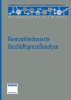 Kennzahlenbasierte Geschaftsprozessanalyse 3322844994 Book Cover