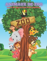ANIMAUX DE ZOO - Livre De Coloriage Pour Enfants (French Edition) B08JB9R1HD Book Cover