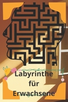 Labyrinthe f�r Erwachsene: Spa� und herausfordernde Labyrinthe f�r Kinder, Jugendliche und Erwachsene Ein erstaunliches Labyrinth-Aktivit�tsbuch (Labyrinth-B�cher f�r alle) 6 * 9 Zoll 105 Seite, B08WZ8XN93 Book Cover