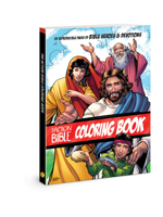 The Action Bible Coloring Book: 55 Reproducible Pages of Bible Heroes and Devotions 0830775900 Book Cover