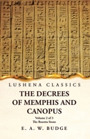 The Decrees of Memphis and Canopus The Rosetta Stone Volume 2 of 3 1639239723 Book Cover