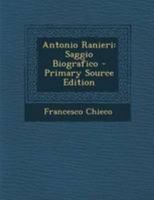 Antonio Ranieri Saggio Biografico (1864) 116589193X Book Cover