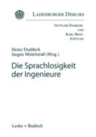 Die Sprachlosigkeit der Ingenieure. 3810022454 Book Cover