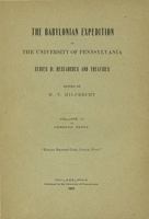 Early Babylonian Personal Names: From the Published Tablets of the So-Called Hammurabi Dynasty (B.C. 2000) 1512813524 Book Cover