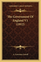 The Government Of England V1 1164052268 Book Cover