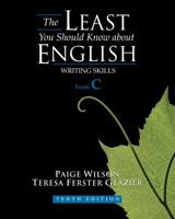 The Least You Should Know About English: Writing Skills, Form C 0495902861 Book Cover