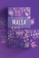 Terminkalender 2020: F�r Malia personalisierter Taschenkalender und Tagesplaner ca DIN A5 376 Seiten 1 Seite pro Tag Tagebuch Wochenplaner 1676739793 Book Cover