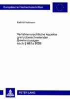 Verfahrensrechtliche Aspekte Grenzueberschreitender Gewinnzusagen Nach § 661a Bgb 3631574487 Book Cover