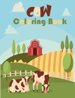 Cow Coloring Book: Simple Cow Designs For Cow Lovers B08Z2RKYV3 Book Cover