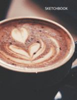 Sketchbook: Creative, Drawing, Doodling, Journaling Book Blank Unlined Paper 8.5x11 120 pages Cover Coffee 1691757349 Book Cover