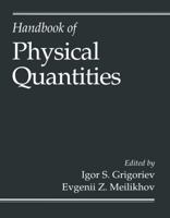 Handbook of Physical Quantities 0849328616 Book Cover