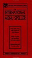 The International Menu Speller 0471584355 Book Cover