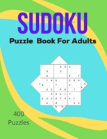 sudoku book for adults: 400 medium fun sudoku book big sudoku puzzle book for adults null Book Cover