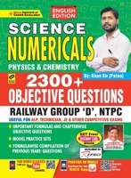 kiran Science Numericals Physics and Chemistry 2300+ Objective Questions Railway Group D, NTPC, ALP, Technician, JE(English Medium)(3259) 9390797128 Book Cover