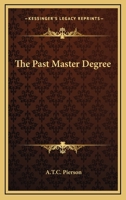 The Past Master Degree 1425311695 Book Cover