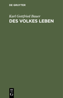 Des Volkes Leben 3112445996 Book Cover