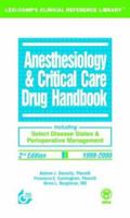 Anesthesiology & Critical Care Drug Handbook: 1999-2000 (Lexi-Comp's Clinical Reference Library) 0916589730 Book Cover