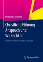 Christliche Fuhrung - Anspruch Und Wirklichkeit 3658021535 Book Cover