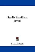 Studia Maniliana 1437162576 Book Cover