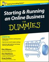 Starting and Running an Online Business for Dummies (For Dummies) 0470057688 Book Cover