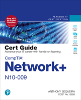 CompTIA Network+ N10-009 Cert Guide 0135367883 Book Cover