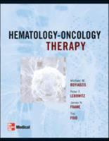 Hematology - Oncology Therapy 0071434976 Book Cover